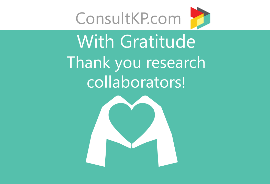 Thank you to my research collaborators!